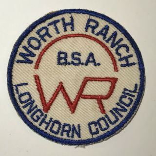 Worth Ranch Longhorn Council Camp Patch Rwb Ce Texas Bc1