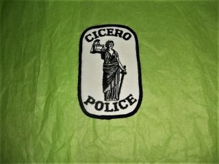 Cicero Illinois Police Patch - Vintage 1960 