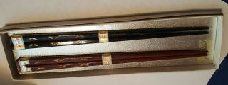 Japanese Premium Master Craftsmanship Lacquer Chopsticks Japan Okinawa Inlaid