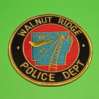 Walnut Ridge Arkansas Ar Police Patch