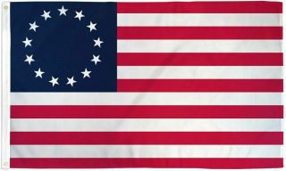 Betsy Ross 3x5 Ft Poly Banner Flag - 13 Stars 1776 American Colonial - Usa Seller