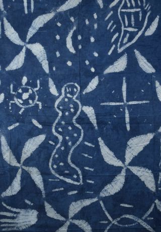 Indigo Tablecloth Textile Nigeria African Art 2