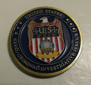 Ncis Naval Criminal Investigative Service Osp - Police Challenge Coin