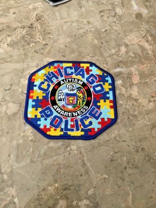 Chicago Illinois Il Autism Awareness Police Patch