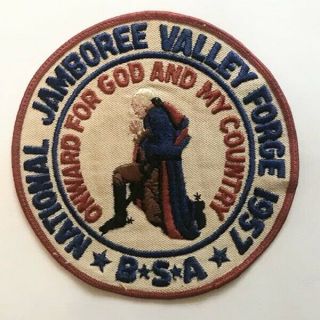 1957 National Jamboree Back Patch :: Official Boy Scout Patch :: 60 Years Old