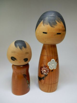 Ladybug Japanese Sosaku Kokeshi Wooden Doll Watanabe Masao Signed H7.  7 " 20cm