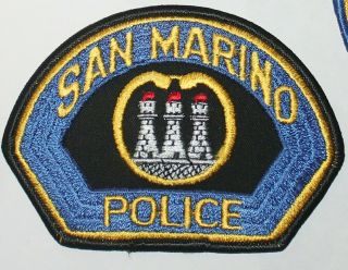San Marino Police Los Angeles County California La Co Ca Pd Tree Towers