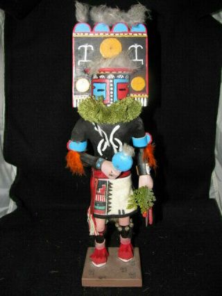 Handmade Arizona Navajo Indian 13 " Authentic " Sio Hemis " Signed Kachina 1960 