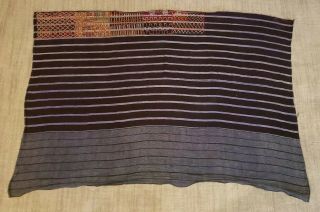 African Nigerian Djerma Hand Woven Cloth Textile Wall Hanging / Wedding Blanket