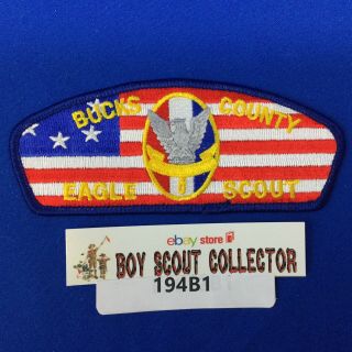 Boy Scout Csp Bucks County Eagle Scout Council Shoulder Patch Sa - 90