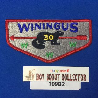 Boy Scout Oa Winingus Lodge 30 S5 Order Of The Arrow Flap Patch