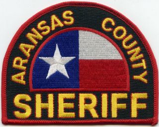 Aransas County Texas Tx Colorful Sheriff Police Patch