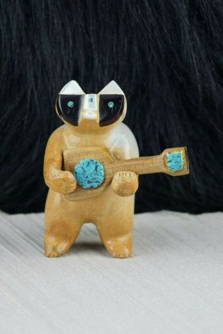 Raccoon - Zuni Fetish - Enrike Leekya - Zuni Raccoon Carving - Native American