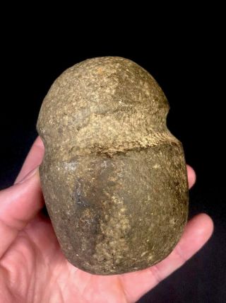 Mlc S5004 Old Full Grooved Stone Maul Hammerstone Texas - Arkansas Artifact