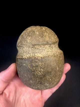 MLC s5004 OLD Full Grooved Stone Maul Hammerstone Texas - Arkansas Artifact 2