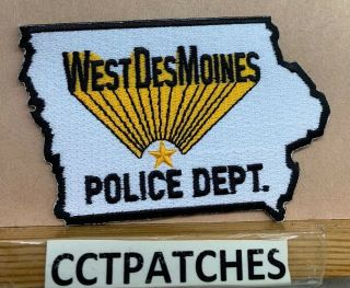 West Des Moines,  Iowa Police Shoulder Patch Ia