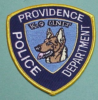 Providence Rhode Island Ri K - 9 Unit Police Patch