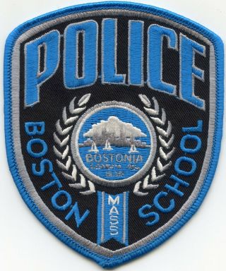Boston Massachusetts Ma School Police Patch