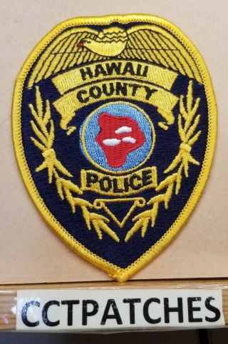 Hawaii County,  Hawaii Police Shoulder Patch