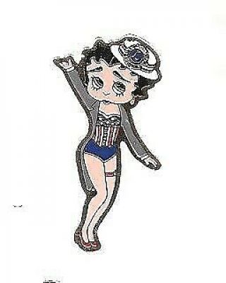 Betty Boop Standing In Usa Outfit Lions Club Pin