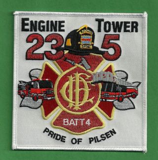 Chicago Fire Department Engine 23 Tower Ladder 5 Company Patch