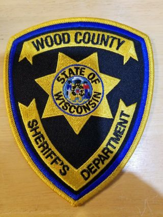 Wood County Sheriff Patch Wisconsin / Wi Police