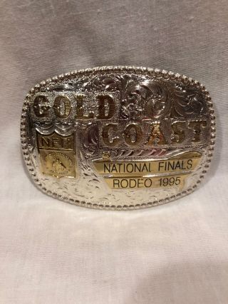 Award Design 1995 Gold Coast National Finals Rodeo Belt Buckle Vegas