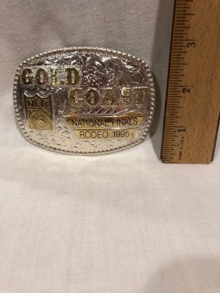 Award Design 1995 Gold Coast National Finals Rodeo Belt Buckle Vegas 2