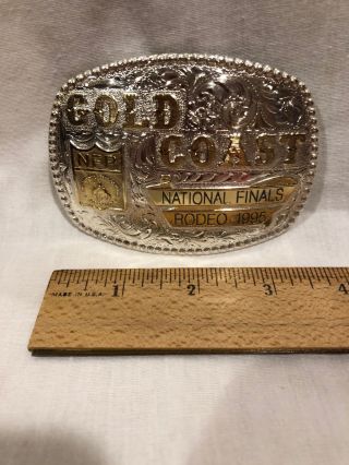Award Design 1995 Gold Coast National Finals Rodeo Belt Buckle Vegas 3