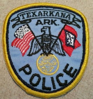 Ar Texarkana Arkansas Police Patch