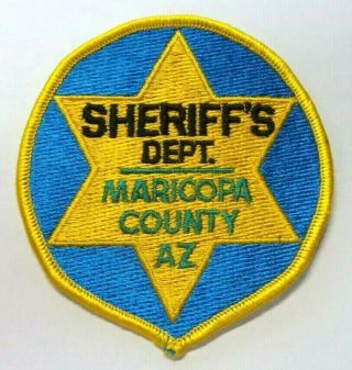 Old Maricopa County Arizona Sheriff Dept Patch