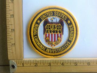 United States Naval Criminal Investigative Service Ncis Police Patch