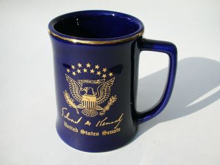 Us Senator Ted Kennedy - United States Senate - Cobalt Blue Mug