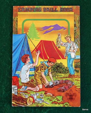 1978 Boy Scout - Camping Skill Award Comic Style Book - Near