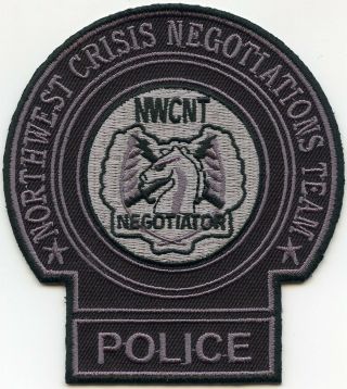 Northwest Crisis Negotiations Team North Dakota Nd Swat Sheriff Police Patch