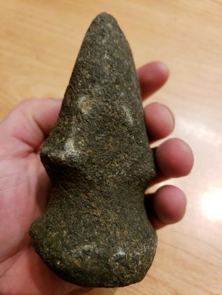 Mlc 752 3/4 Grooved Stone Axe Ohio Artifact