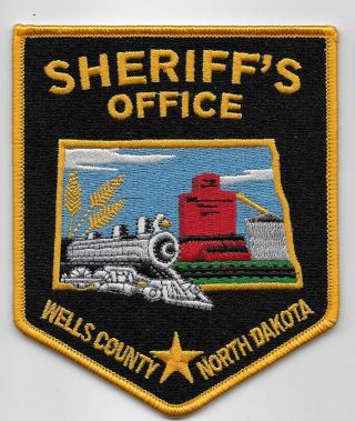 Wells County Sheriff State Nrth Dakota Nd Train Patch