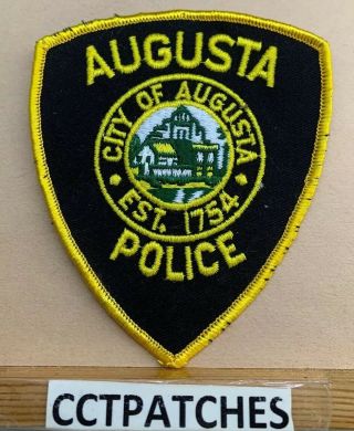 Augusta,  Maine Police Shoulder Patch Me