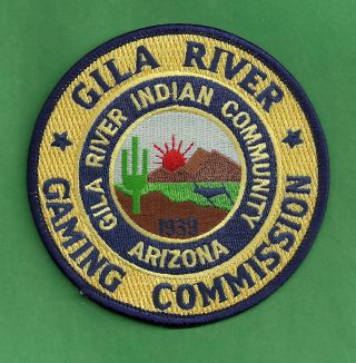 Gila River Arizona Tribal Gaming Commission Enforcement Shoulder Patch