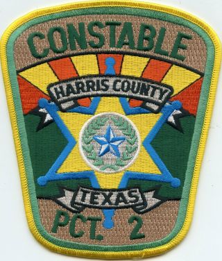 Harris County Texas Tx Precinct 2 Constable Sheriff Police Patch