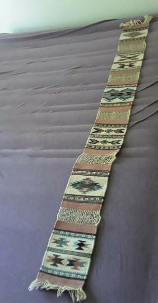 Native American Navajo Rug Woven Wool Wall Hanging Tapestry 60 " Color