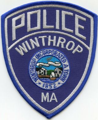 Winthrop Massachusetts Ma Police Patch