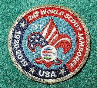Boy Scouts Of America 2019 21st World Jamboree Usa Contingent Pocket Patch.