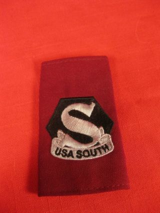Salvation Army Usa South Southern Territorial Band Shoulder Uniform Epaulet