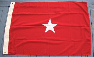 Named - 1962 Vietnam Brig.  Gnl.  Flag 3x4 Wool / Nylon Bunting -