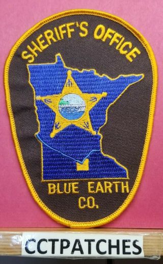 Blue Earth County,  Minnesota Sheriff (police) Shoulder Patch Mn