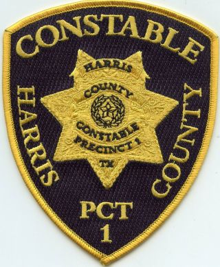 Harris County Texas Tx Precinct 1 Constable Sheriff Police Patch