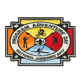 2017 Boy Scout National Jamboree Patch Program Adventure Day Rifle Bike Kayak