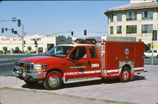 Fire Apparatus Slide,  Rescue 3964,  Brawley / Ca,  2000 Ford / Superior