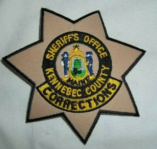 Embroidered Uniform Patch Kennebec County Corrections Sheriff 